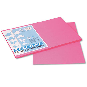 Pacon® Tru-ray Construction Paper, 76lb, 12 X 18, Shocking Pink, 50-pack freeshipping - TVN Wholesale